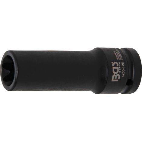 Enchufe de impacto bgs technic perfil E plata 20 mm 110 mm