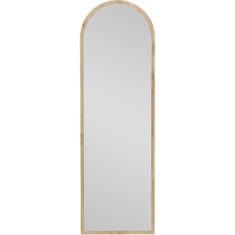 Specchio in legno "Emma" - 50 x 160 cm - Beige (1/5)