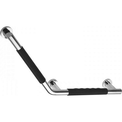 Sapho X-Round - Spitz-Haltengriff, 72x33x8 cm, rechts, Edelstahl XR507
