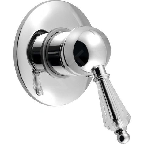 Sapho Kirké - Mitigeur encastré de douche, manette cristal, chrome KI41KC (1/2)