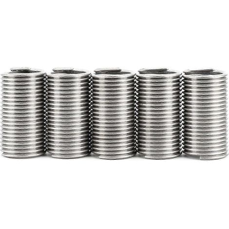 Kit de réparation de vis M24x3x3D compatible avec 5 inserts filetés pour fil métallique et manchons de protection en acier inoxydable (1/5)