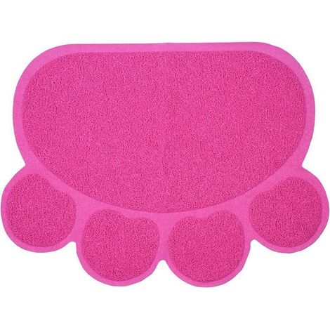 1 Tapis de litière,PVC,30x40cm,Antidérapant,Salle de bain,Chat (1/5)