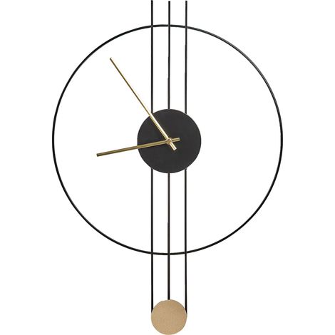 Wall Clock ANNIVIERS 44 cm Metal Black (1/5)