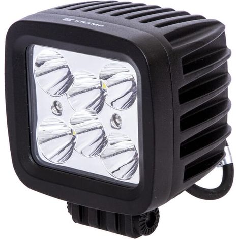 LED-Arbeitsleuchte, quadratisch, 42 W, 3780 lm, 10/30 V, fokussiertes Licht, 6 LEDs, Kramp LA10027 (1/5)