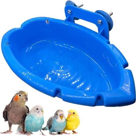 Bac de douche en forme de cage à oiseaux, mangeoire pour perroquet, baignoire pour perroquet (1/5)