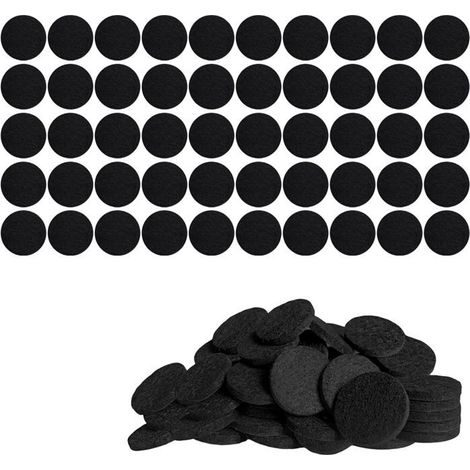 50 Pcs Tampon De Chaise,Protège Pied De Chaise,Patin,Patins en Feutre,Tampon Chaise,Patin Meuble,Tampon Meuble,Patin Feutre(15mm) (1/5)