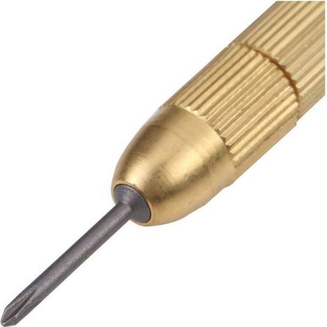 Tournevis Phillips - Tige En Cuivre - Embouts 4 Mm - Pour Bricolage Et Réparation - 1 Pièce (1/4)