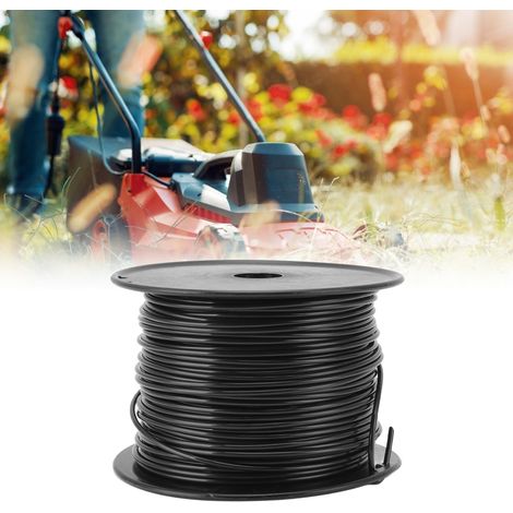 Fil de coupe rond noir de 3,3 mm, compatible avec les débroussailleuses Husqvarna Stier, longueur 142 mètres. (1/5)