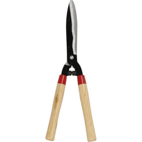 Sécateurs et ciseaux de jardinage, Cisailles à haies - Cisaille à haie 510mm / Lames ondulées - Pour la tailles de haies irrégulières ou à bois dur - Manche bois (1/3)