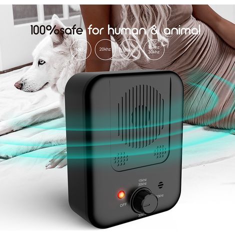 Anti-Barking Dog Device, Ultrasonic Anti-Barking, 33 Feet Automatic Ultrasonic Anti-Barking Dog Device, Waterproof for Small and Large Dogs, Outdoor Use (1/5)