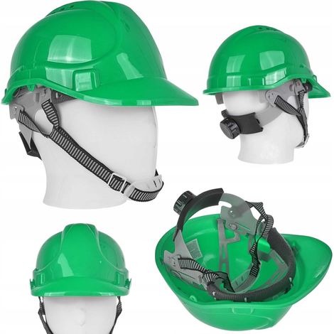Verstellbarer Bauschutzhelm - grün (50) (1/5)