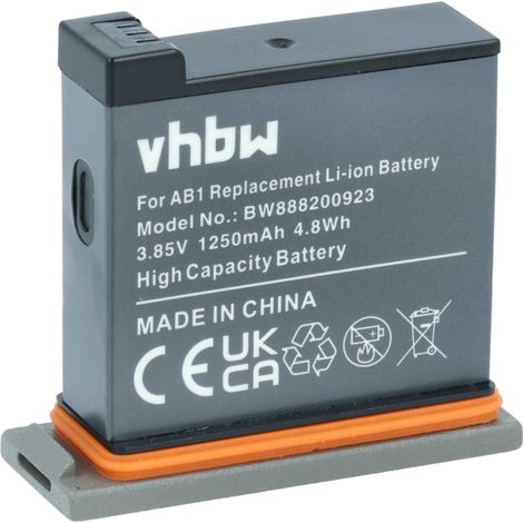 vhbw Akku Ersatz für DJI AB1 für Tragbare Mini-Kamera (1220 mAh, 3,85 V, Li-Ion) (1/5)
