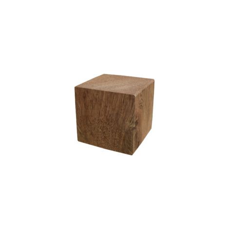 Pied de meuble chêne brun 10 cm