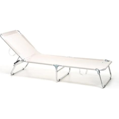 Brandina Tahiti blanca reclinable 190x61x67