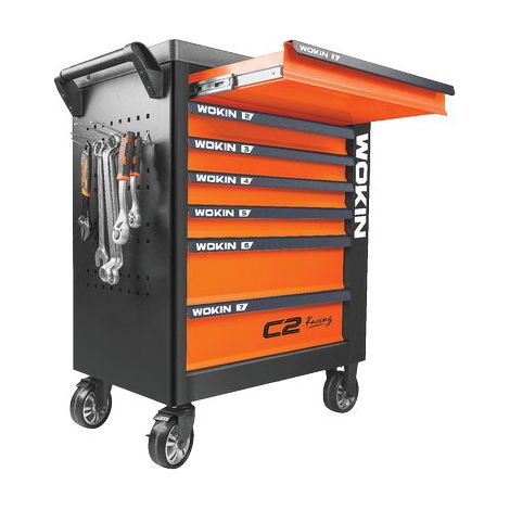 CARRELLO PORTAUTENSILI VUOTO 901601 WOKIN - CM 83,5X46 H.CM 96,5- 1 pezzi
