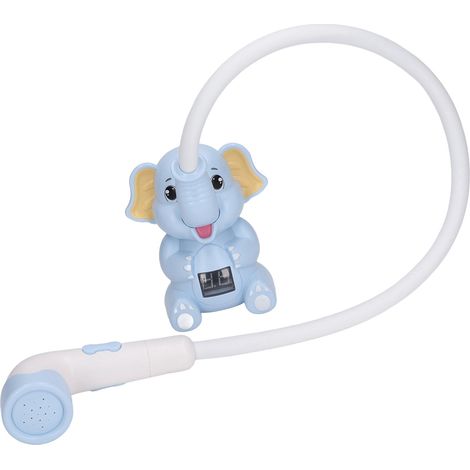 Babybadewanne mit Dusche, Thermometer, Tierform, wasserdicht (IPX7), flexibler Schlauch, Wasserspielgerät Typ 2 (1/5)