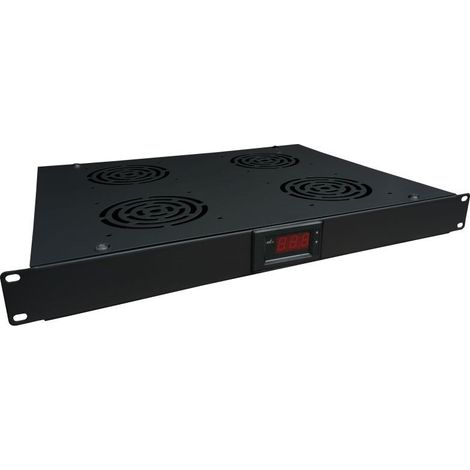 Alantec SA-F-1U-4-TC pannello di ventilazione nero (1/2)