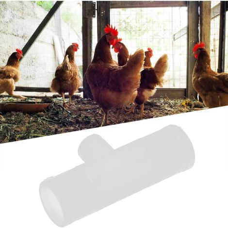 Umleitungsrohr für Hühnertränken mit robustem, auslaufsicherem und bohrfreiem T-Stück – 20 PP-Fittings für die industrielle Landwirtschaft G1/2