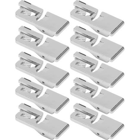 10 Pieds de Biche Ourlet Roulé en Acier Inoxydable pour Machine à Coudre - Accessoire Couture (1/5)