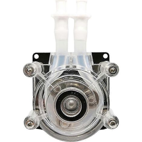 Pompe péristaltique DC 24V, pompe doseuse de liquide à haut débit, débit 3000 ml/min, avec 3 rouleaux et un récipient pompé. (1/5)