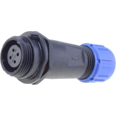 Conector Hembra 4 Pines Ip68 Redondo Con Rosca Exterior Aereo Sp1311/s4