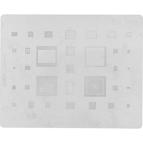 BGA-Reballing-Schablone aus Edelstahl, Schnellverzinnungs-Reballing-Vorlage für Samsung S7 Serie G9300 9350