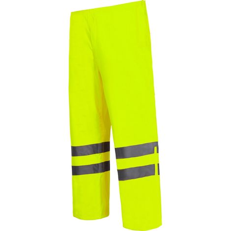 Pantalon de pluie d'avertissement, jaune, « L », CE, lahti