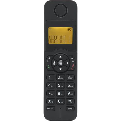 Téléphone sans fil extensible pour la maison et le bureau, appels mains libres avec identification de l'appelant, prise américaine 100-240 V (1/5)
