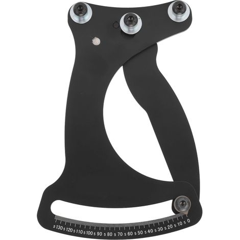 Speichenspannungsmesser für Fahrradräder aus Aluminiumlegierung – Hochfestes Einstellwerkzeug, schwarz (1/5)