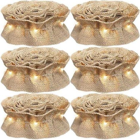 Ghirlanda di nastri per albero di Natale a quadri Buffalo, XU, 9 piedi e 3 m x 6 rotoli di barra luminosa. Ghirlanda di nastri per albero di Natale a quadri Buffalo, decorazione natalizia - KZQ (1/4)