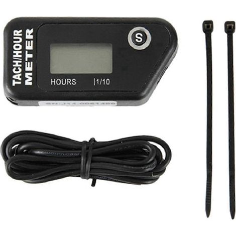 Motorrad-Geschwindigkeits- und Betriebsstundenzähler, induktives LCD-Digitaldisplay, kumulative Betriebsstunden
