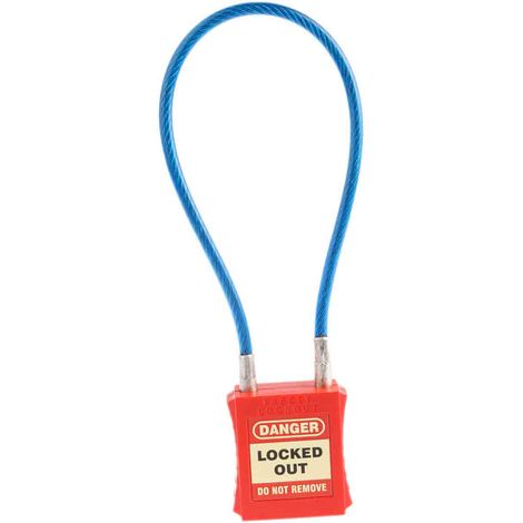 Cadenas de sécurité RS PRO en Acier, Ø anse 4.5mm ( Prix pour 1 )