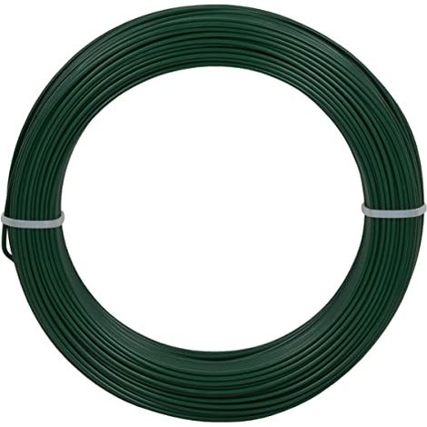 Corderie Italiane 002014096 Filo Ferro Plastica, Verde, 2,7 mm, 100 metri (1/4)