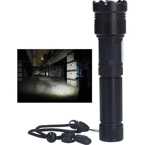 Lampe torche LED haute puissance 5000LM, lampe torche magnétique multifonctionnelle, lumière blanche, lumière rouge, étanche pour l'extérieur, aventure, voyage, randonnée, camping, utilisation d'urgen (1/5)