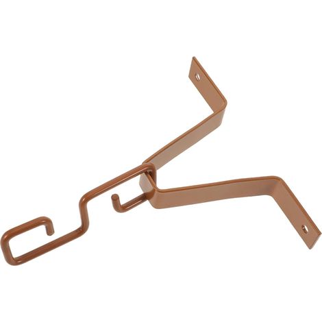 Adaptateur Gouttière Chaîne de Pluie Fer Doré Crochet V Stable pour Drainage Réglable Installation Facile sans Outil Clips de Fixation pour Gouttières (1/5)
