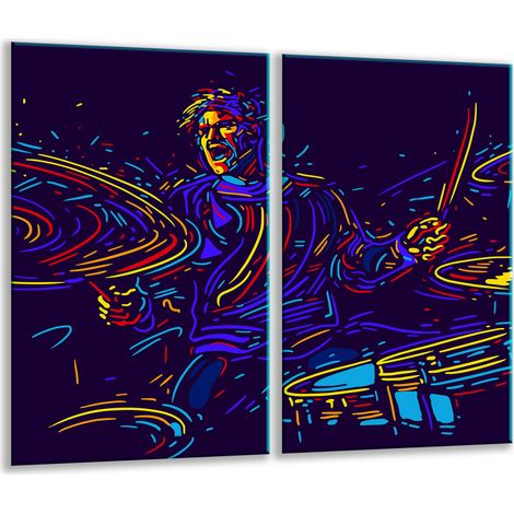 Tabla de cortar de vidrio 2x 30x52 negra (1/5)