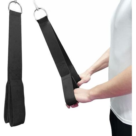 Accessoire de Traction - Oarties - Sangle de Triceps - Nylon - 48cm - Antidérapant (1/4)