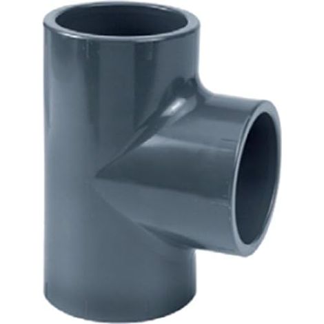 PVC Té 90 °, 3 fois Manchon adhésives, 40 mm