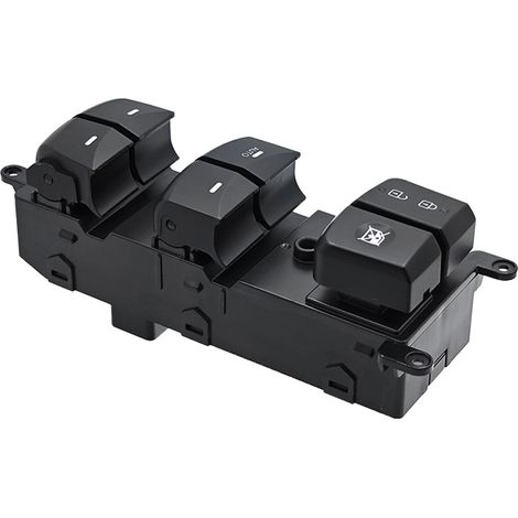 93570-A5010 is a push button switch for the electric window regulators of Hyundai Elantra vehicles from model years 2014-2016.