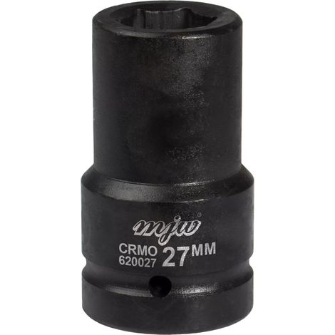 MJW Vaso de impacto 1"" 6 caras largo 27 mm (1/2)