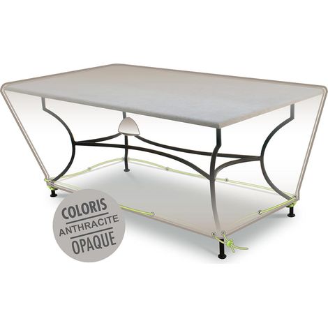 Housse de protection Cover Air pour table rectangulaire 8-10 personnes - 260 x 100 x 50 cm - Jardiline (1/3)