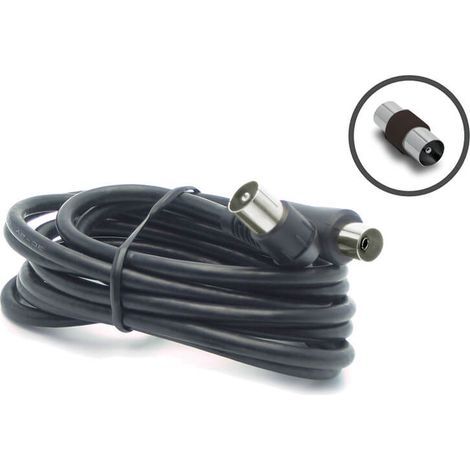 PROLUNGA PER COLLEGAMENTI TV mt. 3 - colore nero