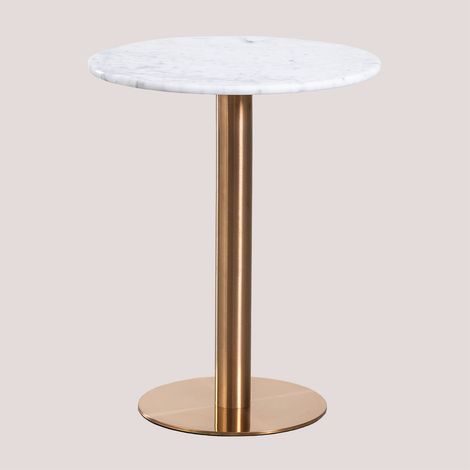 Tavolo da bar rotondo in marmo Cosmopolitan SKLUM         Oro Rosa   