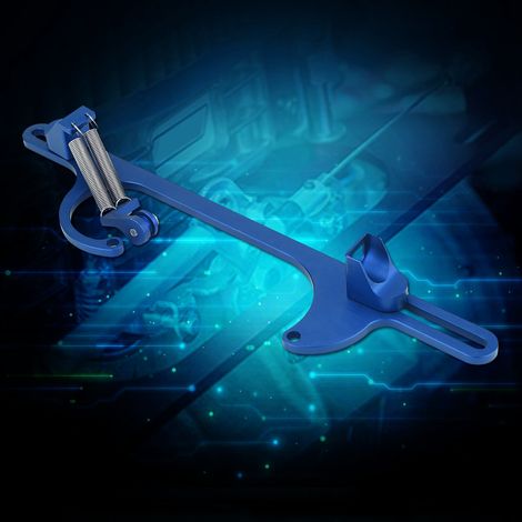Support de câble d'accélérateur en aluminium pour carburateur Holley 4150 & 4160, bride usinée, couleur bleue, fixation carburateur, lot de 1, pièce de performance. (1/5)