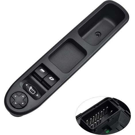 Bouton Lève Vitre pour 207, KASturbo Commande Interrupteur Leve Vitre C3 6554QC 6554.QC Avant Gauche (1/5)