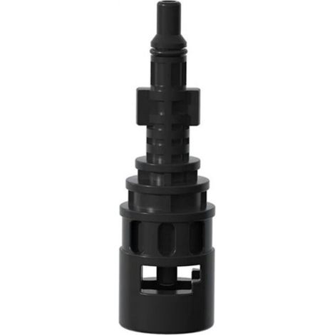 2-teiliger Umrüstadapter für Hochdruckreiniger-Kupplungsanschluss für Kärcher Lavor 124 x 24,5 mm, Schwarz