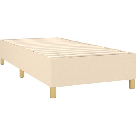 Rete a doghe su gambe giroletto 100x200 cm tessuto panna TDL0207275