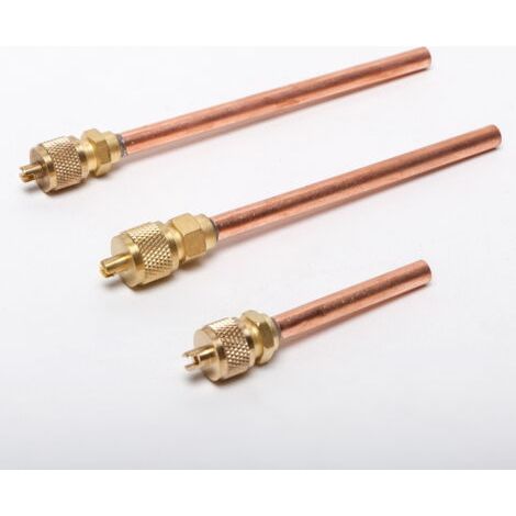 3 PCS TUBE DE CHARGE AVEC VANNE pour REFRIGERATEUR (1/3)