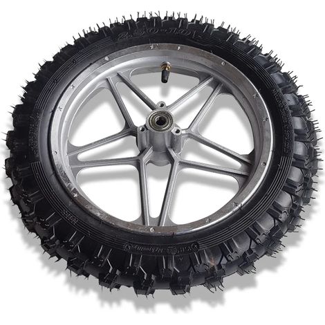 Pneu avant 2.50-10 avec chambre à air pour trottinette électrique, scooter tout-terrain ou moto cross (1/5)