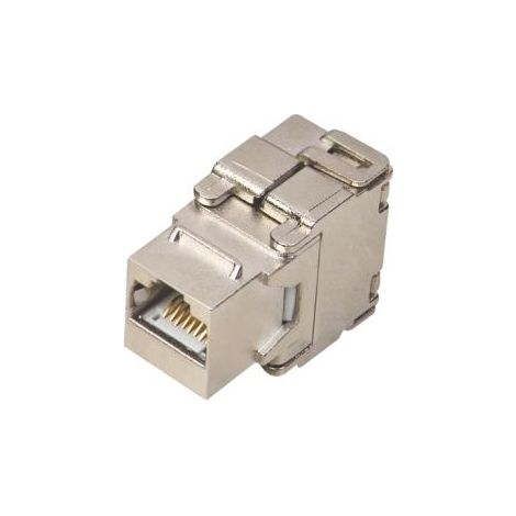 Conector RJ45 STP cat. 6 tipo keystone, sin herramientas, blindado Q-lantec MKB-S6-1